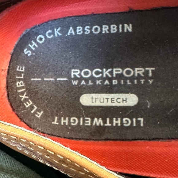 Rockport Style Purpose Brogue Wing Tip Oxford Dress Shoes 11 Brown - Picture 7 of 11